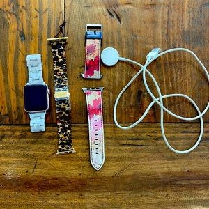 Apple Watch Series 2 42mm with extra bands and charger